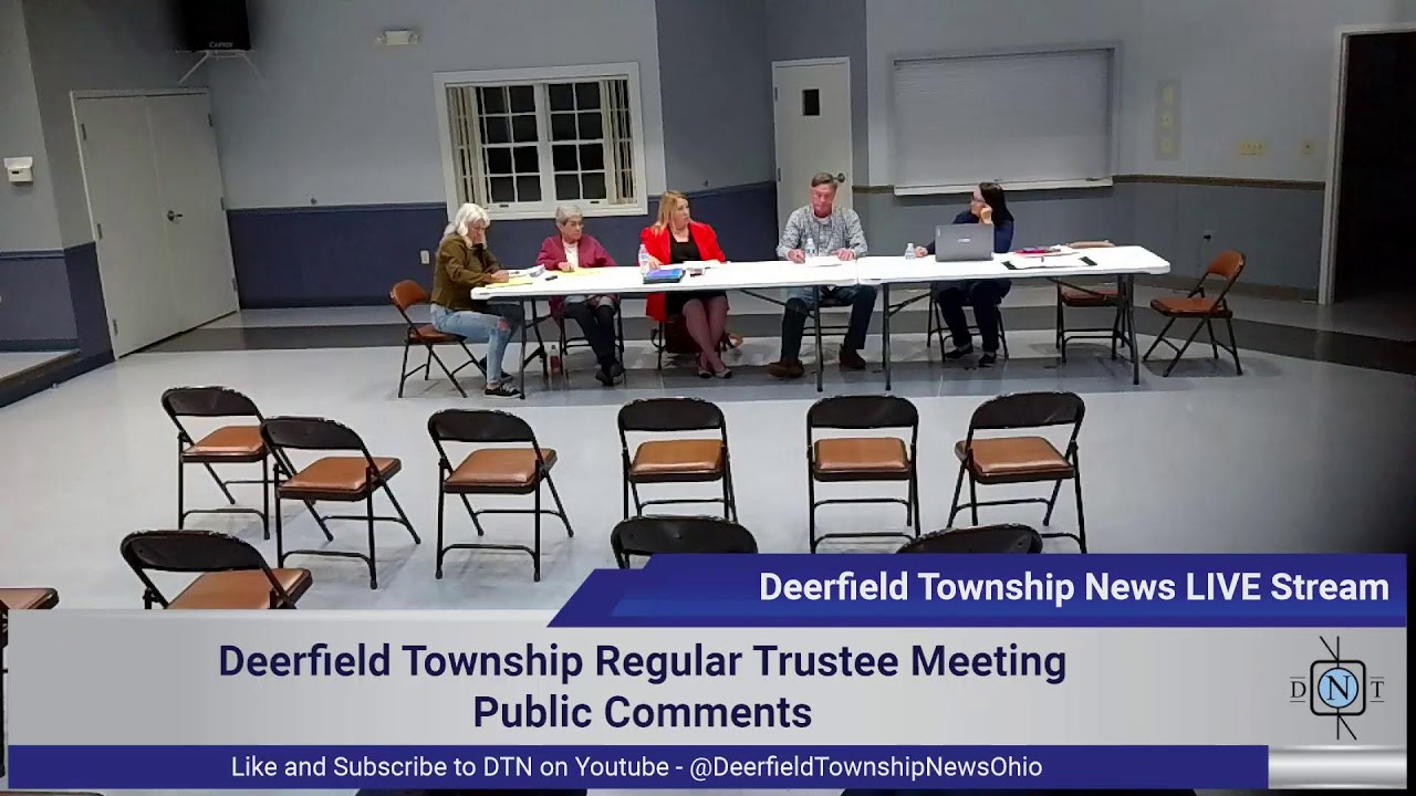November 11, 2024 - Deerfield Township Trustee Meeting - LIVE STREAM
