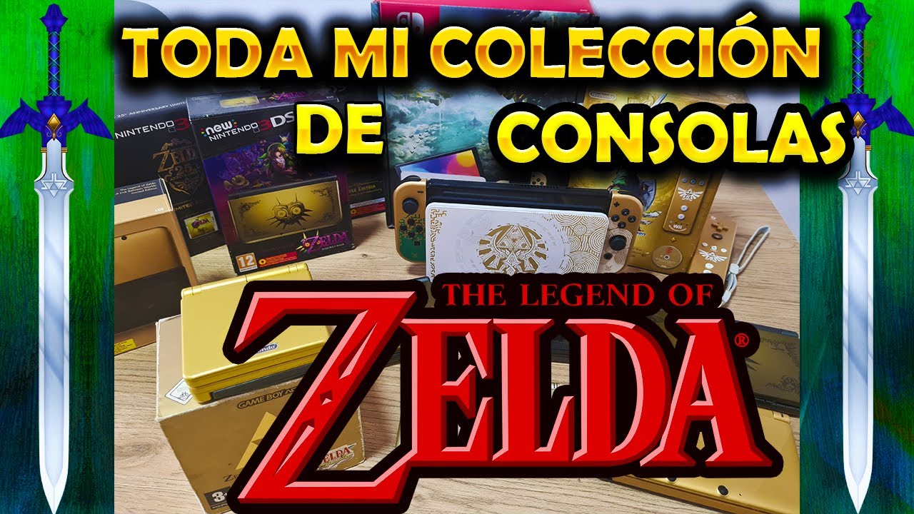 TODAS MIS CONSOLAS EDICIÓN LIMITADA ZELDA ¿CÚAL ES LA MAS BONITA?