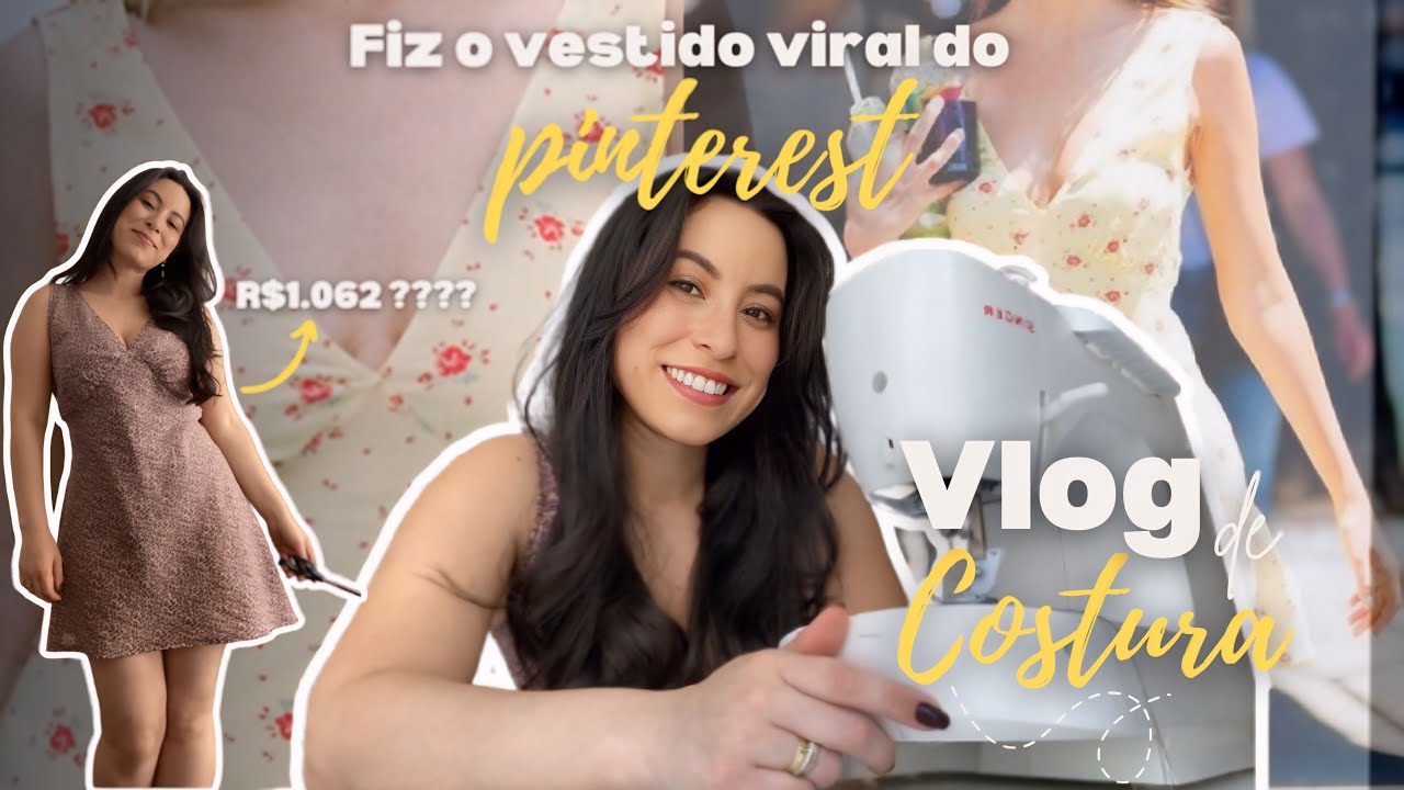 Fiz um vestido do PINTEREST 