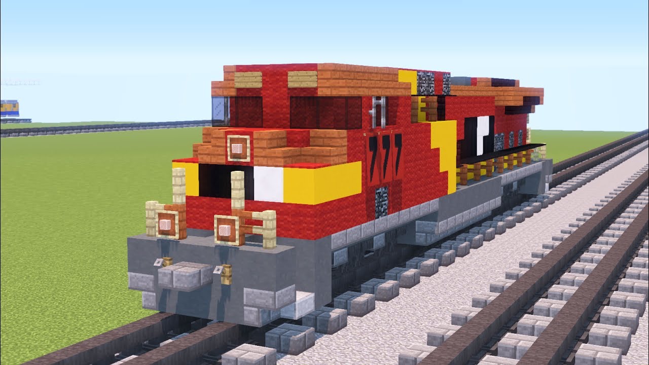 Minecraft Unstoppable AWVR 777 AC4400CW Train Tutorial