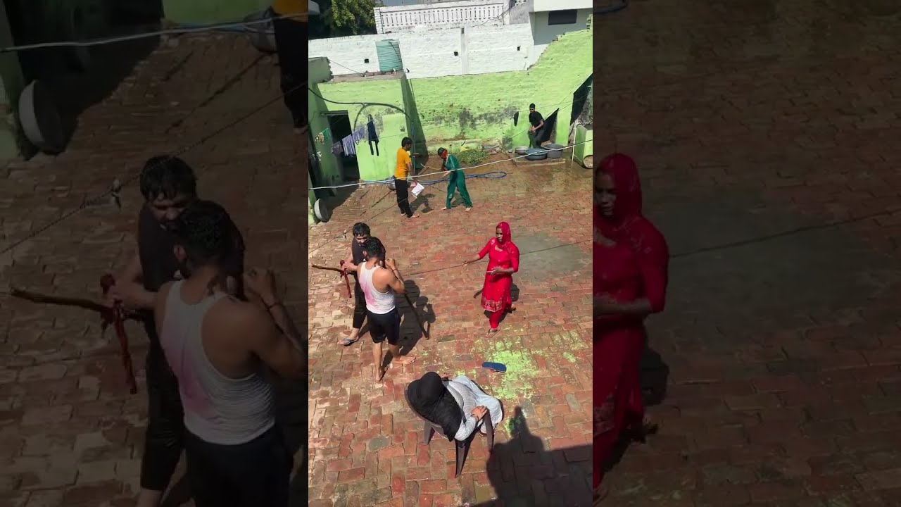Simmi Sandhu Vlogs is live Holi Haryana faag