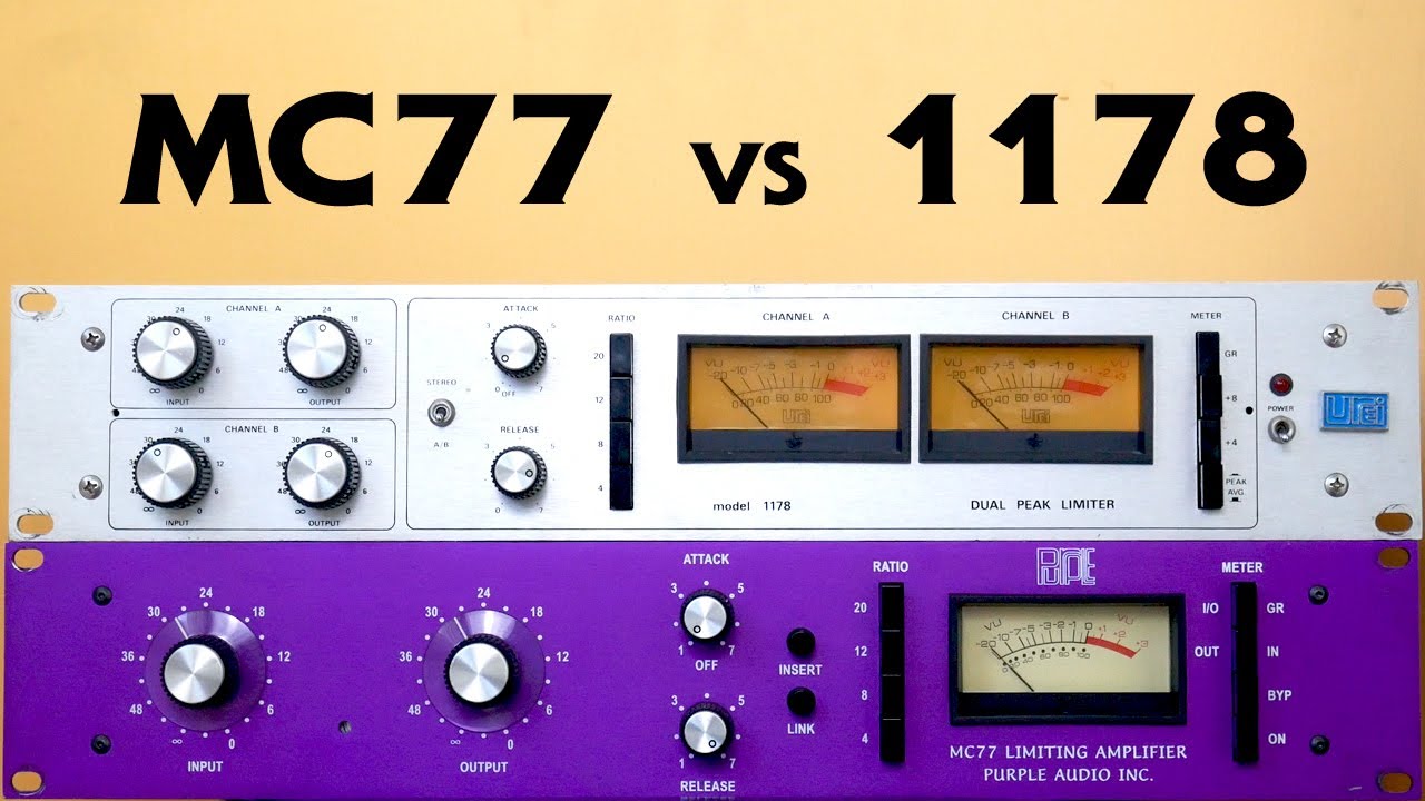 Urei 1178 vs Purple MC77