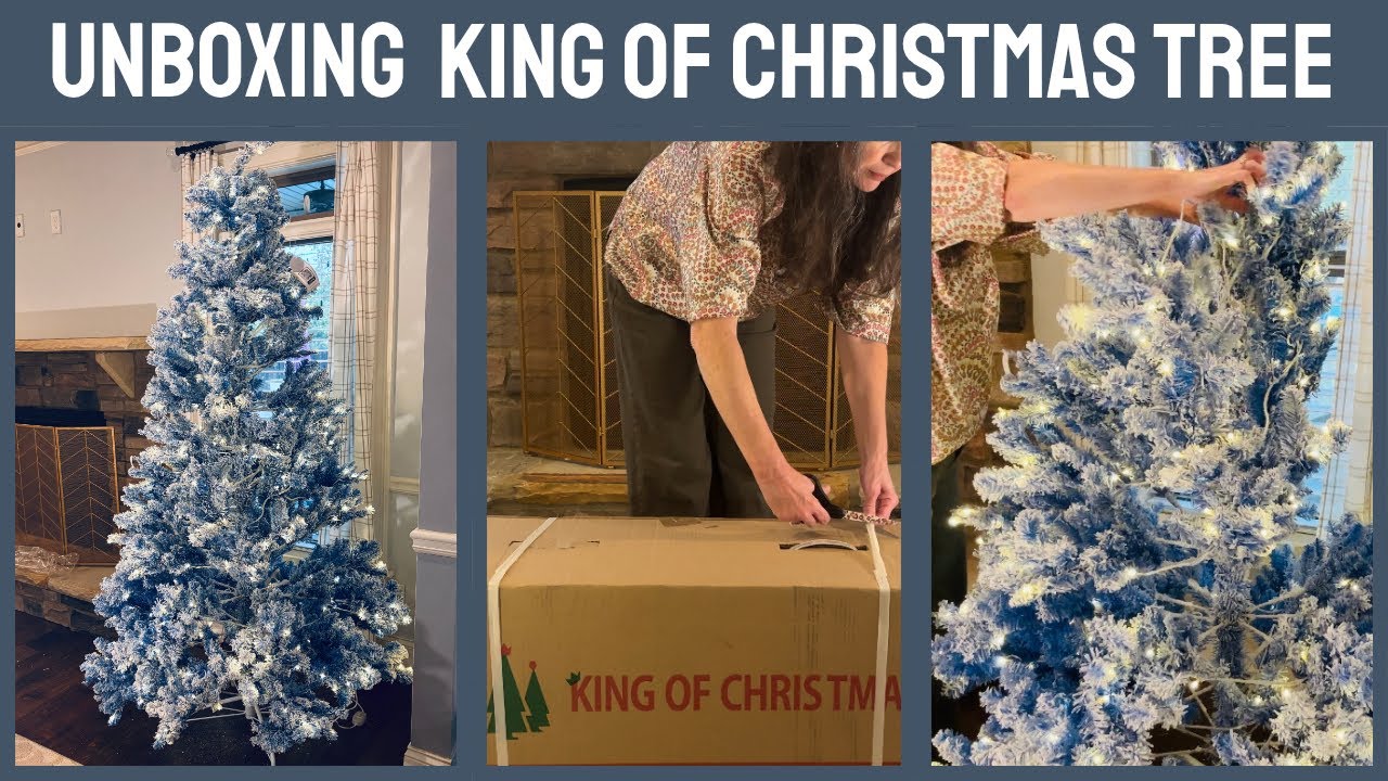 Watch Me Unbox My Dream Christmas Tree From King Of Christmas!