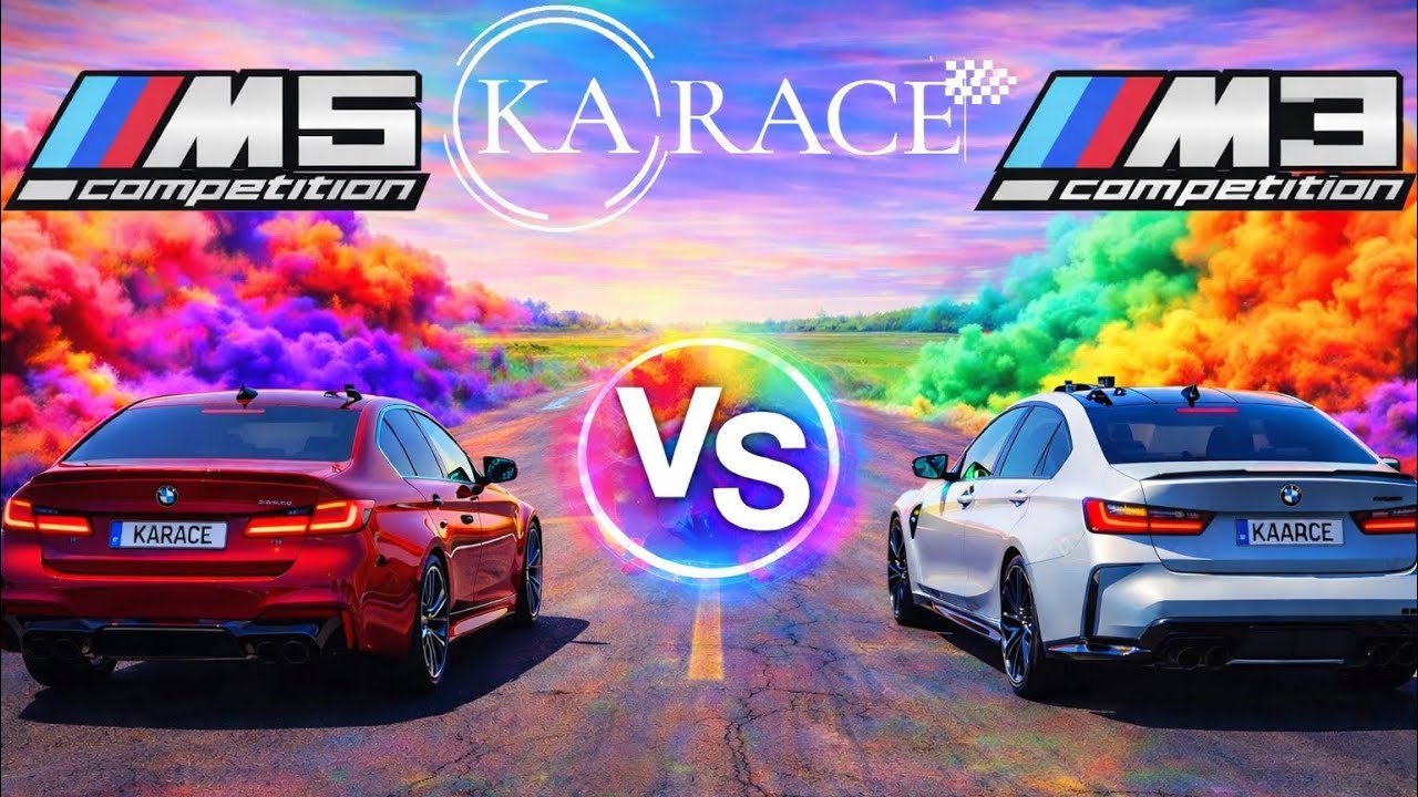 BMW DUELL 2! M3 Competition G80 vs M5 Competition F90 - Drag Race