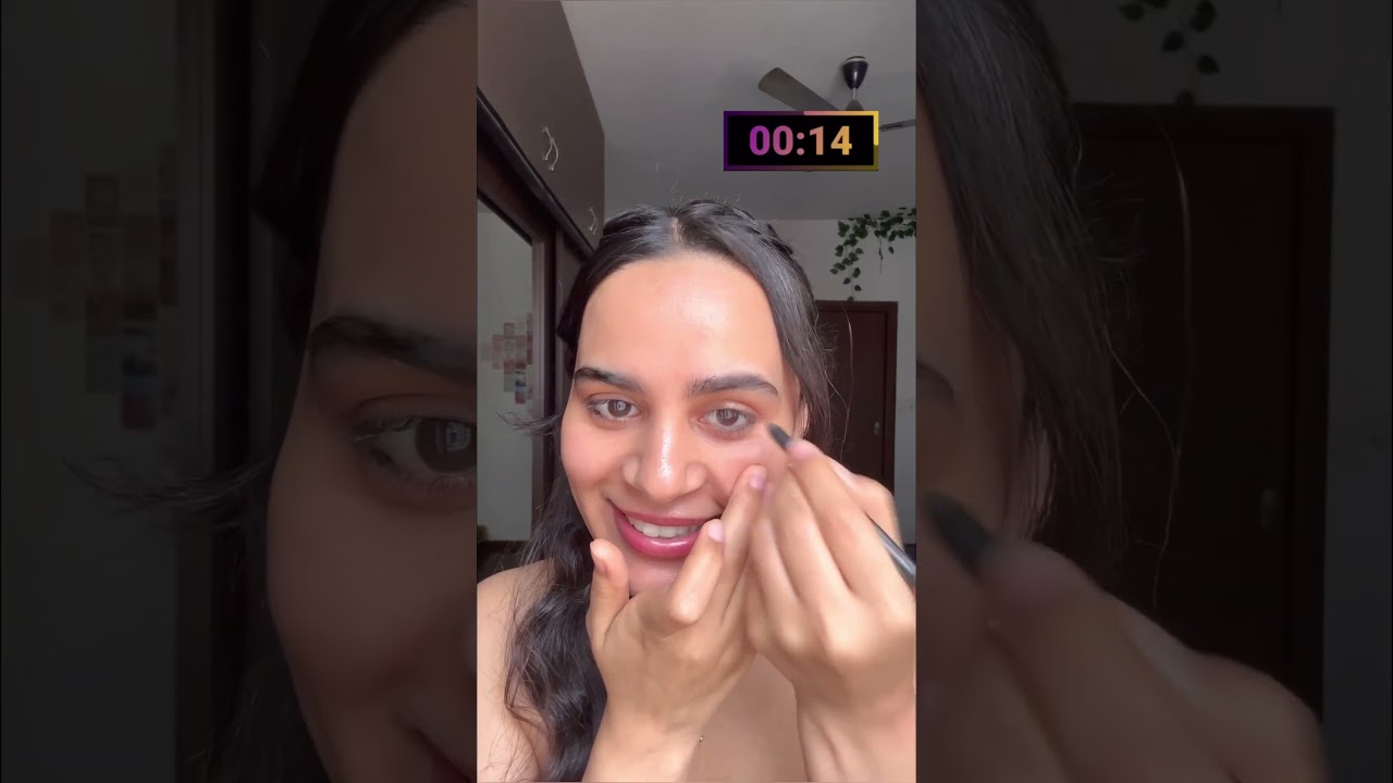 1 Minute Makeup Challenge⏱️ | #shorts | Faces Canada
