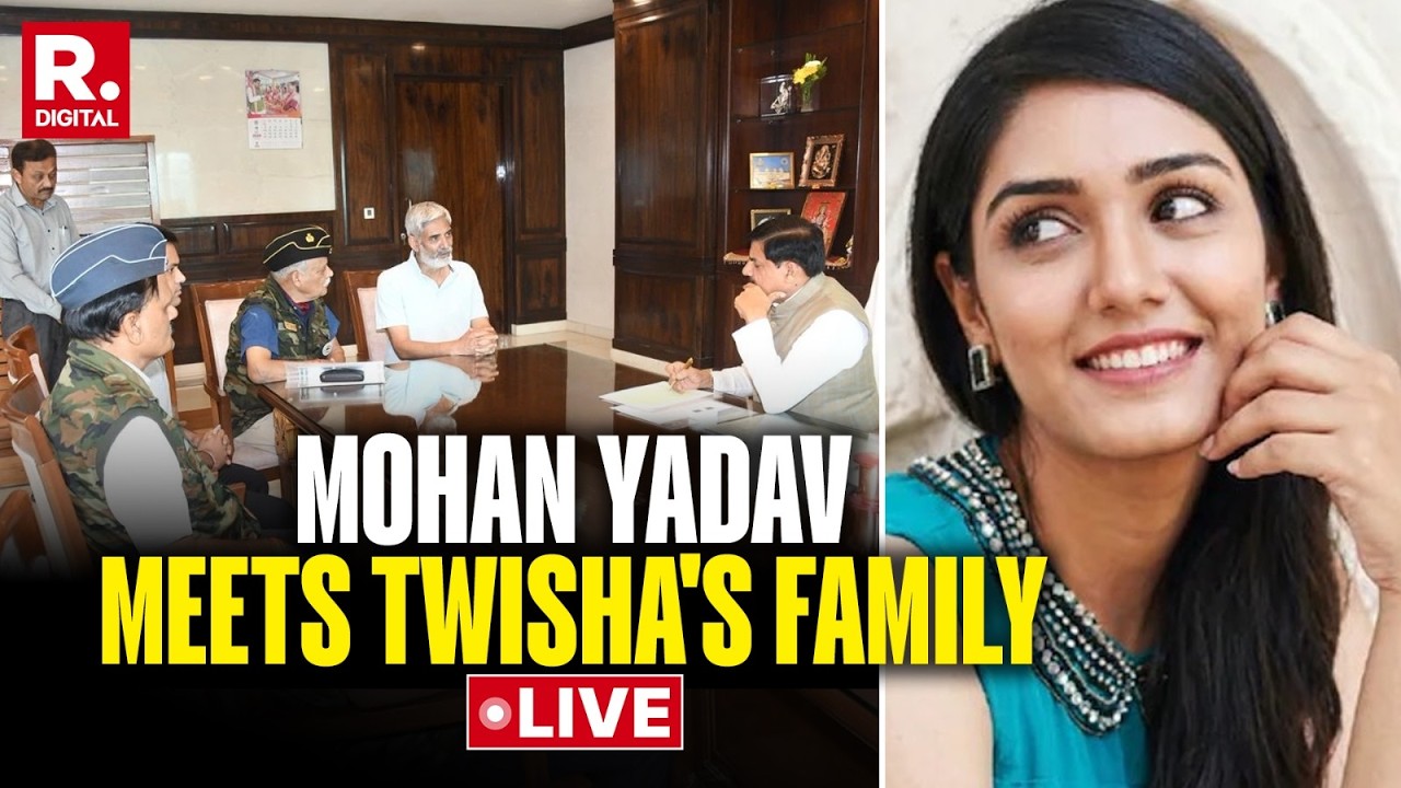 Twisha Death Case Investigation LIVE: Direct Republic Impact As CM Mohan Yadav Meets Family