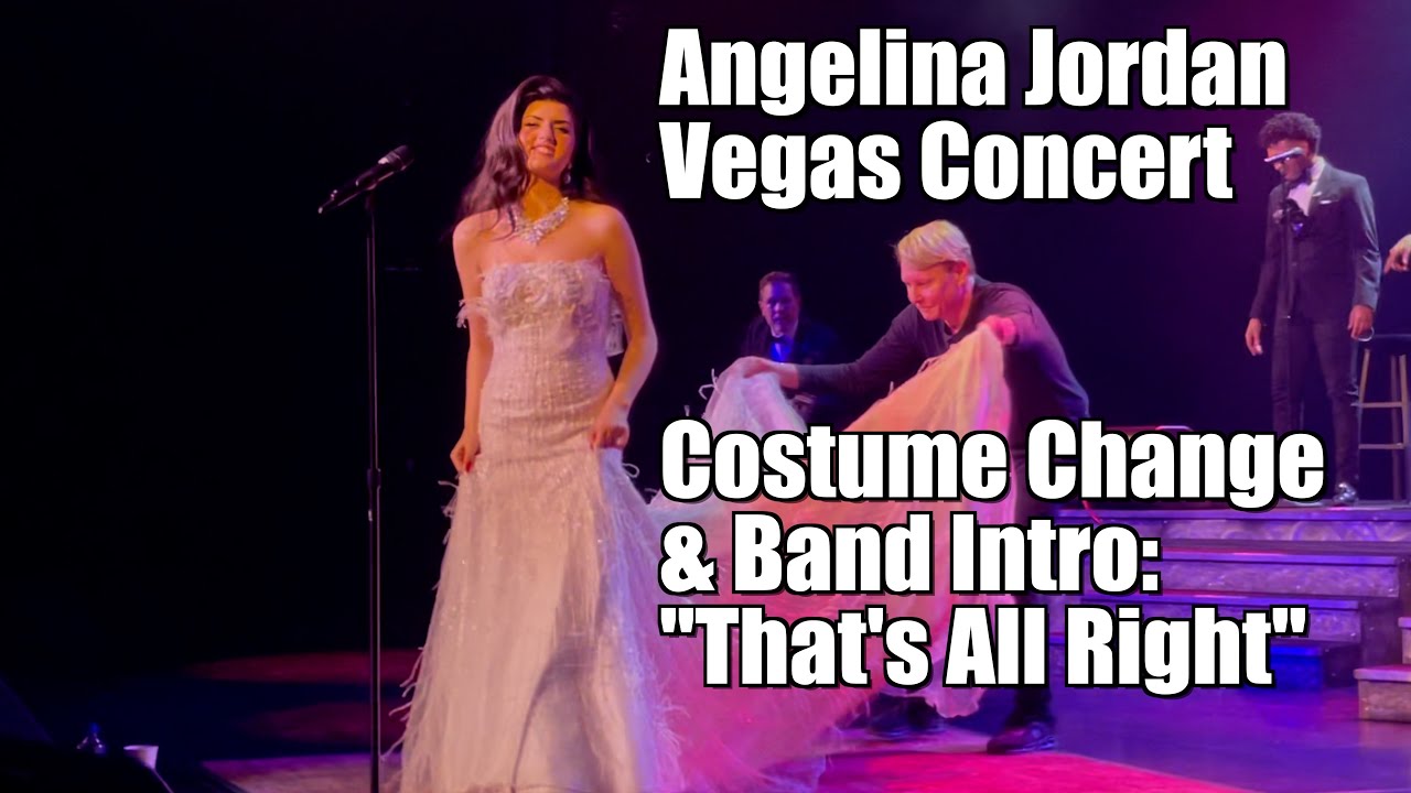 Angelina Jordan Las Vegas Concert Intermission | Costume Change & Band Intro | 