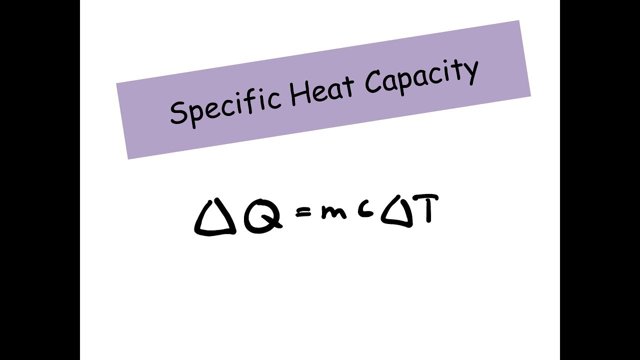 IGCSE Physics - Specific Heat Capacity