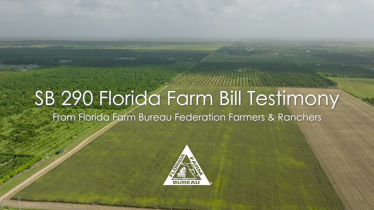 SB 290 FL Farm Bill Testimonies from Florida Farm Bureau Federation Members