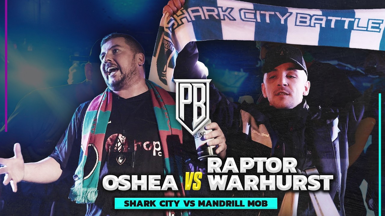 Oshea vs Raptor Warhurst | Premier Battles | Rap Battle