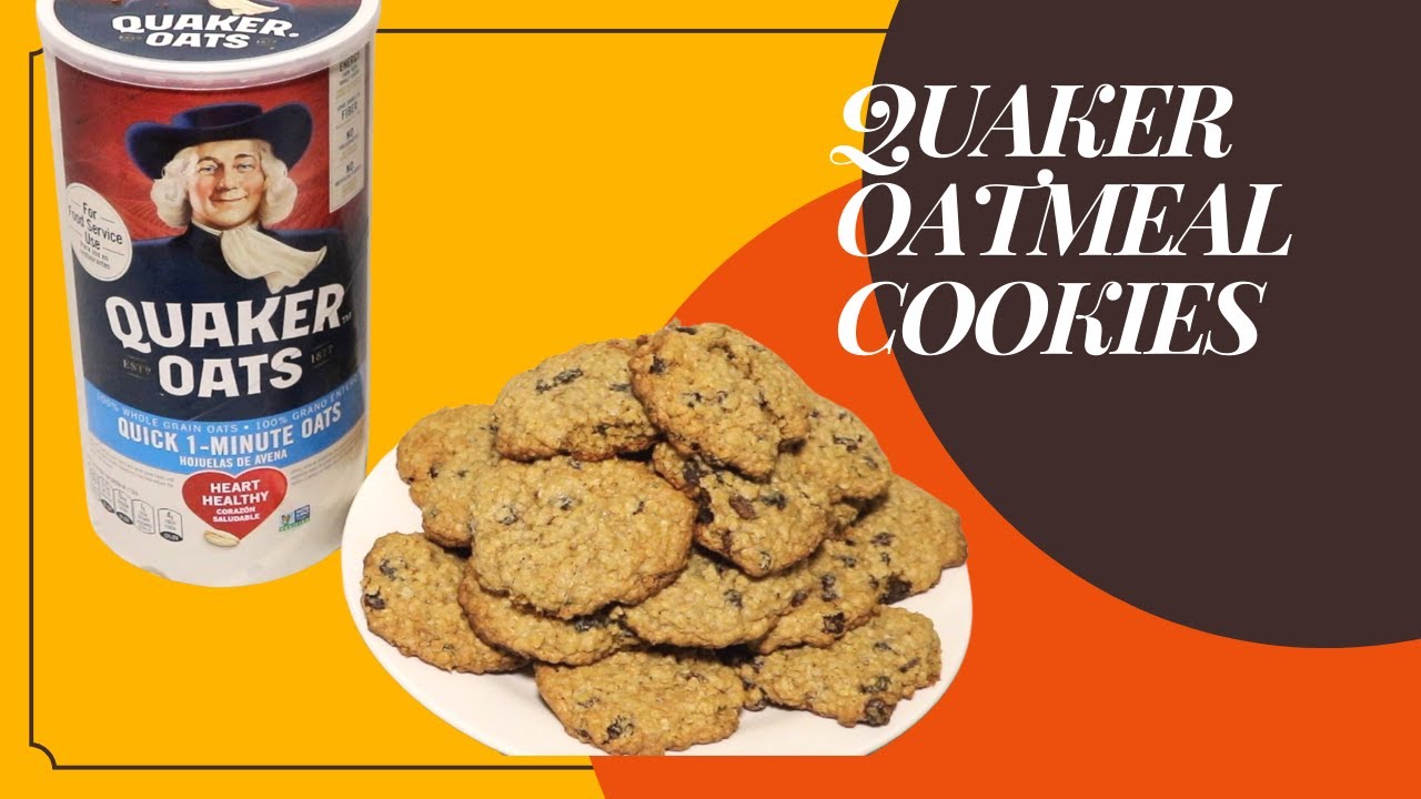 Moist Quaker Oatmeal Raisin Cookies