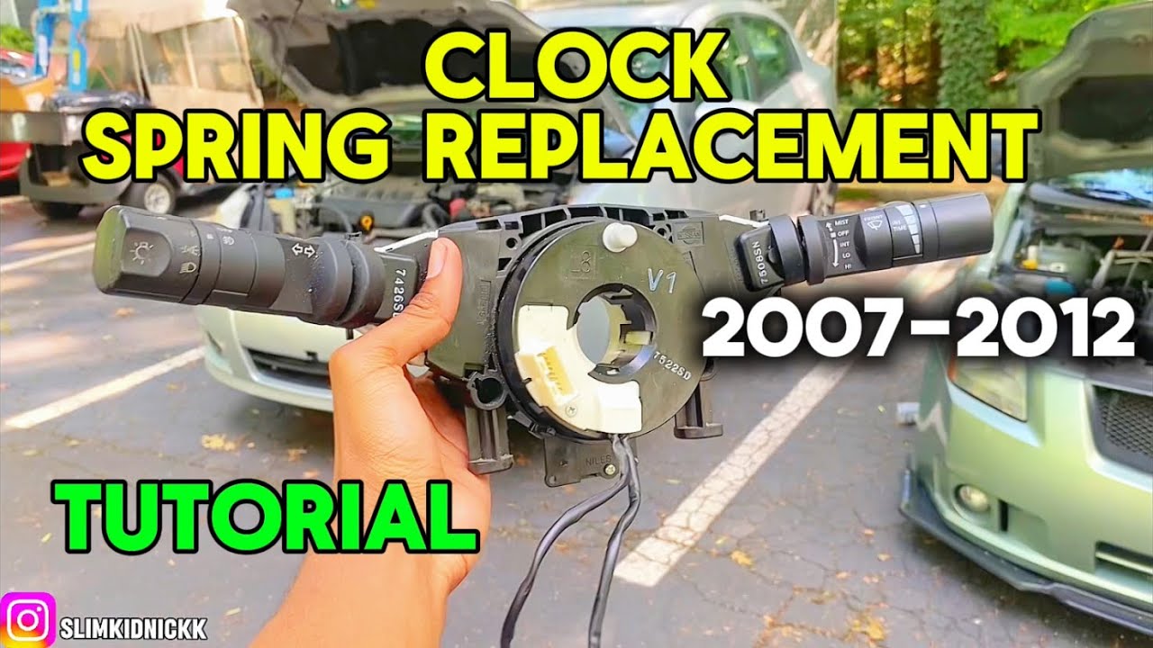 How To Replace 2007-2012 NISSAN SENTRA CLOCK SPRING