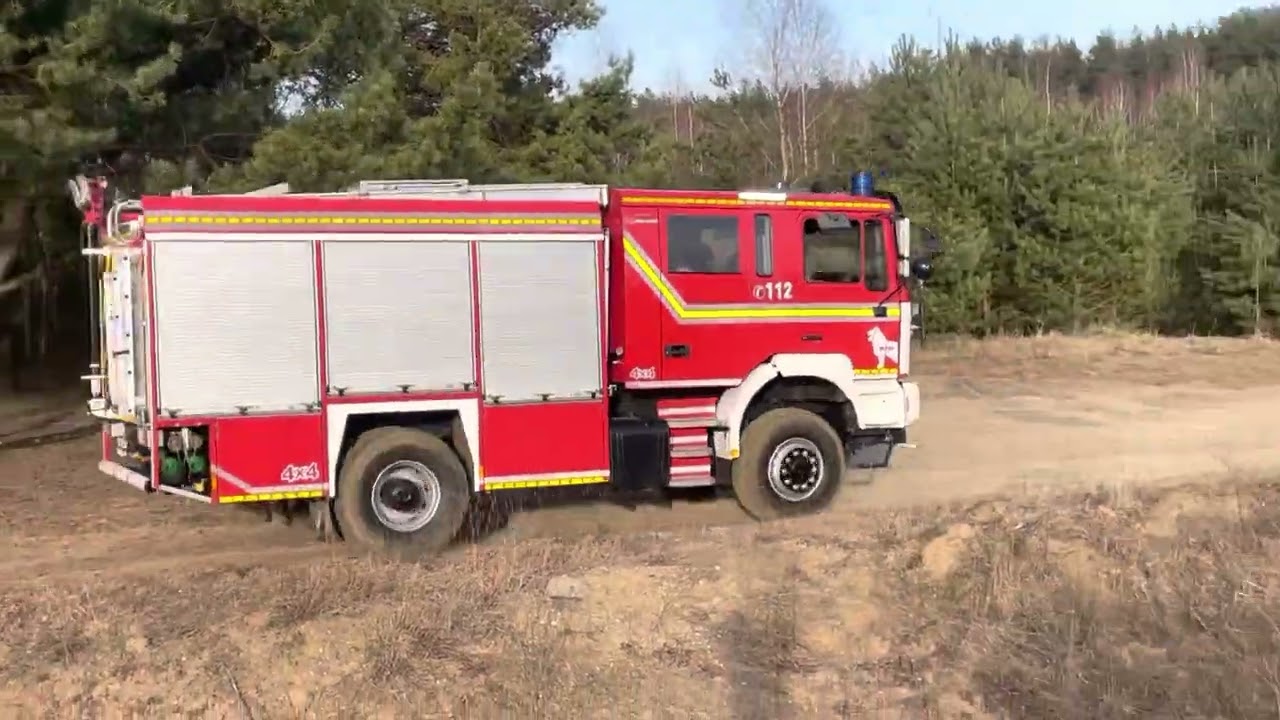 Straż MAN 19t ciężki 4x4 Reduktor Piękny@