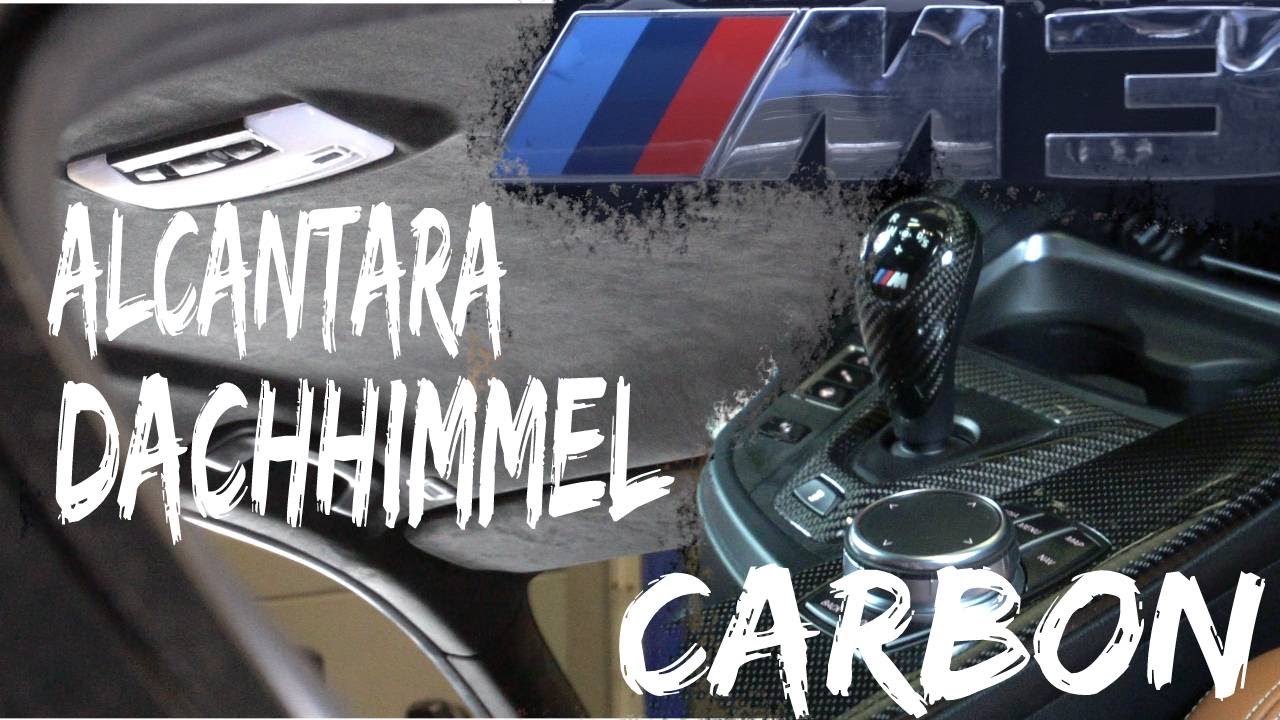 ALCANTARA Dachhimmel f&uuml;r BMW M3 F80 │schicker Ringtool │Carbon Interieur Tuning │BENDA
