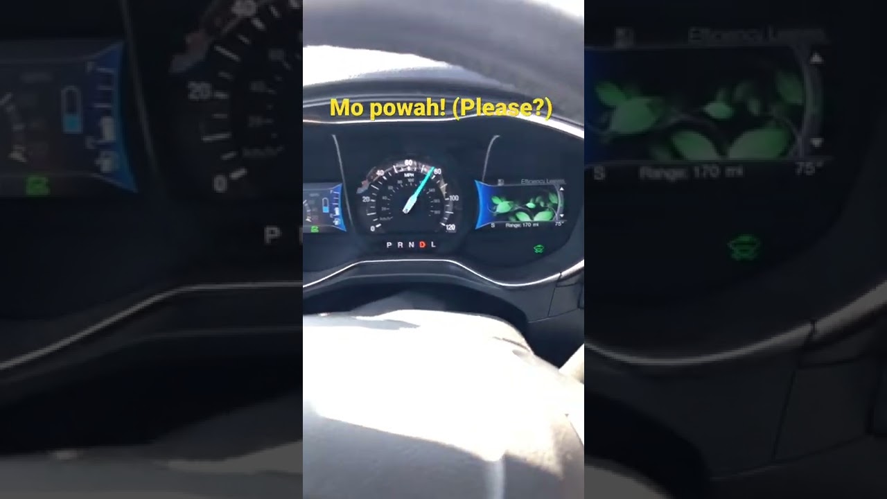 2018 Ford Fusion Hybrid Full Throttle Acceleration!!