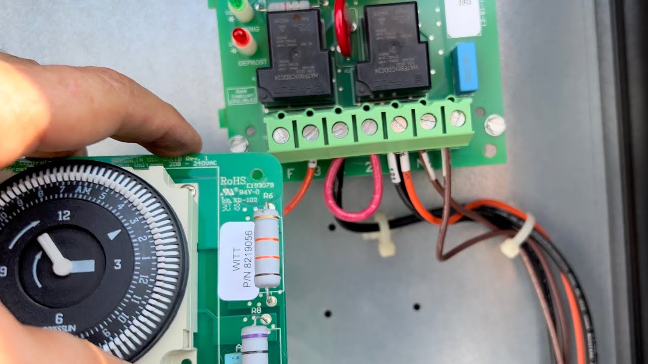 Defrost timer de cuarto de congelación