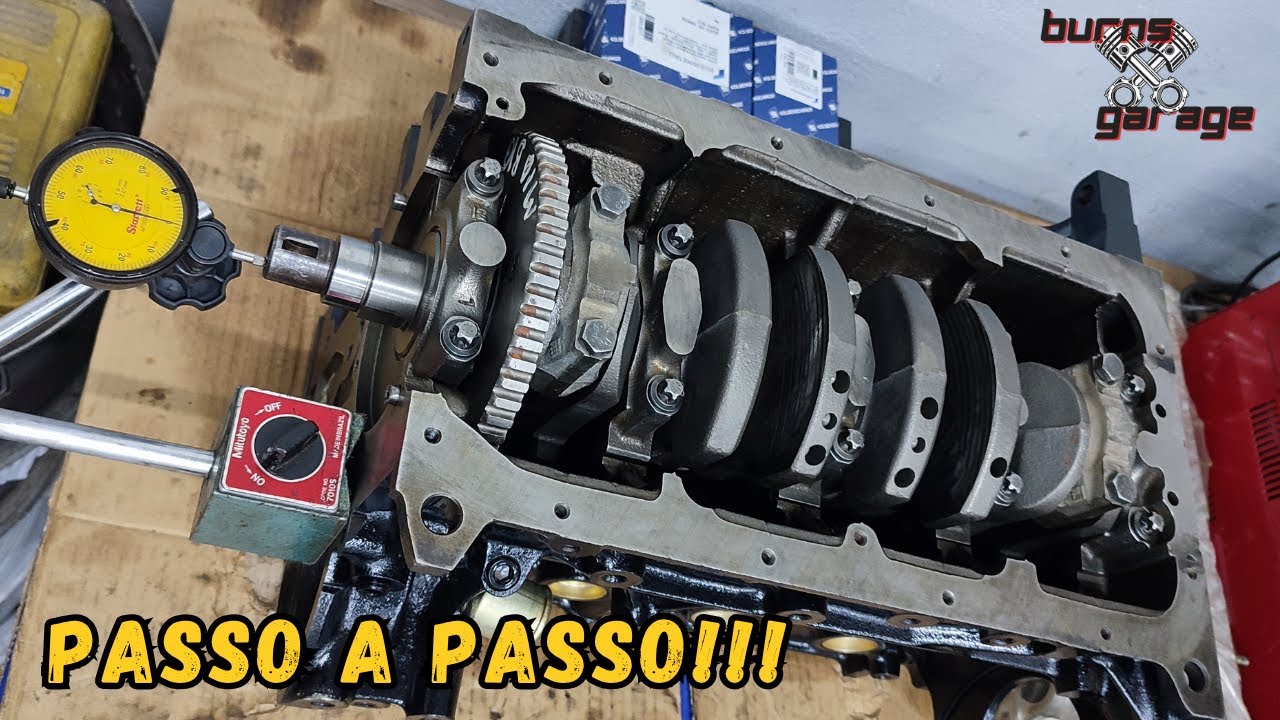 Como ajustar as folgas do virabrequim ⚙️🔧