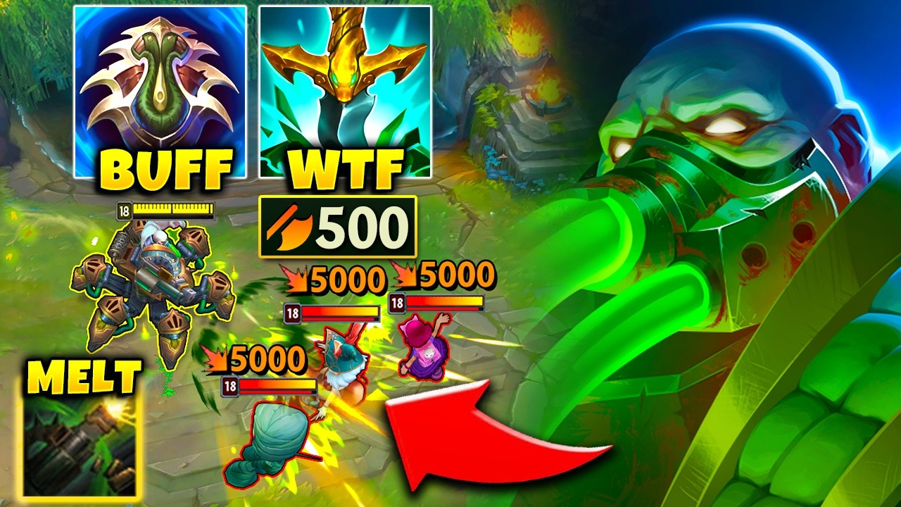 WHEN URGOT HAS 500 AD AND 100 LETHALITY, YOU DIE INSTANTLY! (BUFFED PROFANE HYDRA)