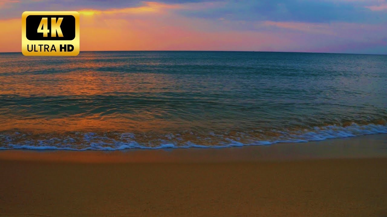 Ocean Ambience 4K. Tropical Beach & Ocean Waves Sounds