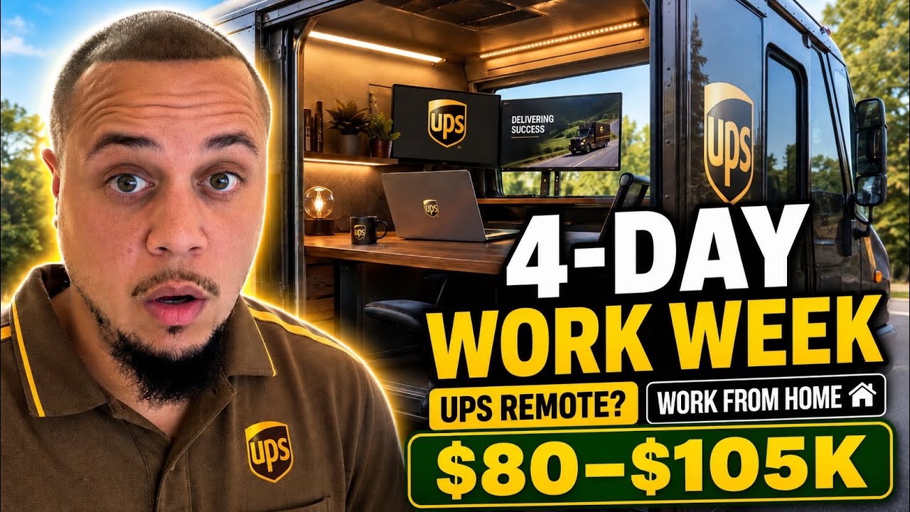 UPS набирает сотрудников на удаленную работу + еще 4 вакансии для работы из дома в 2026 году | 4-...