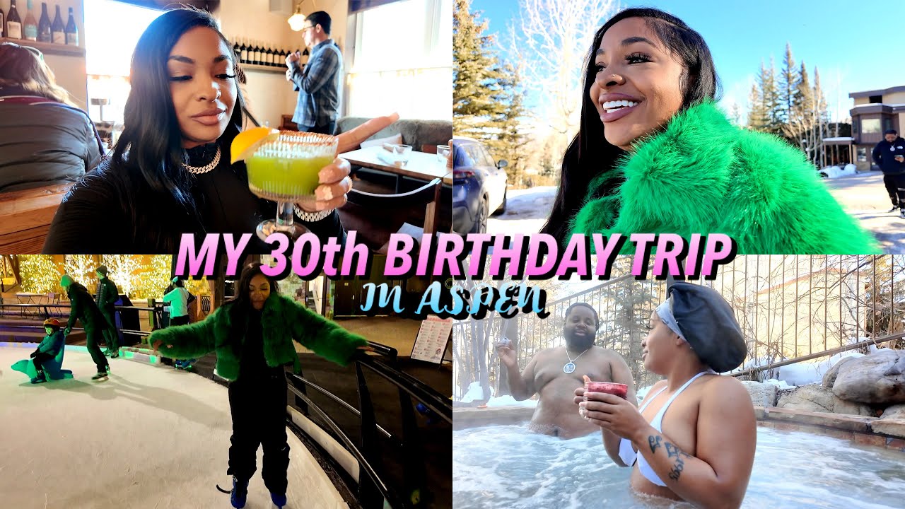DAY 4 IN ASPEN ❄️🎄- ice skating, fancy restaurants, jacuzzi time, & more!
