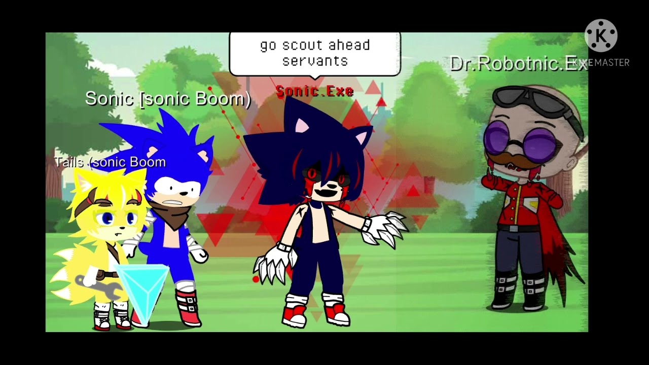 If sonic meets cartoon Cat (part 😁)