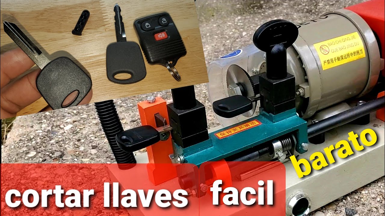 como hacer una copia de llave con chip y maquina de uso
