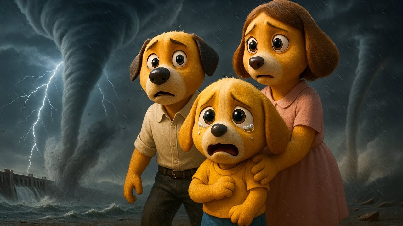 Ginger – Baby Puppy 🌪️ The Brave Savior Who Saved His Village from the Broken Dam 🐾