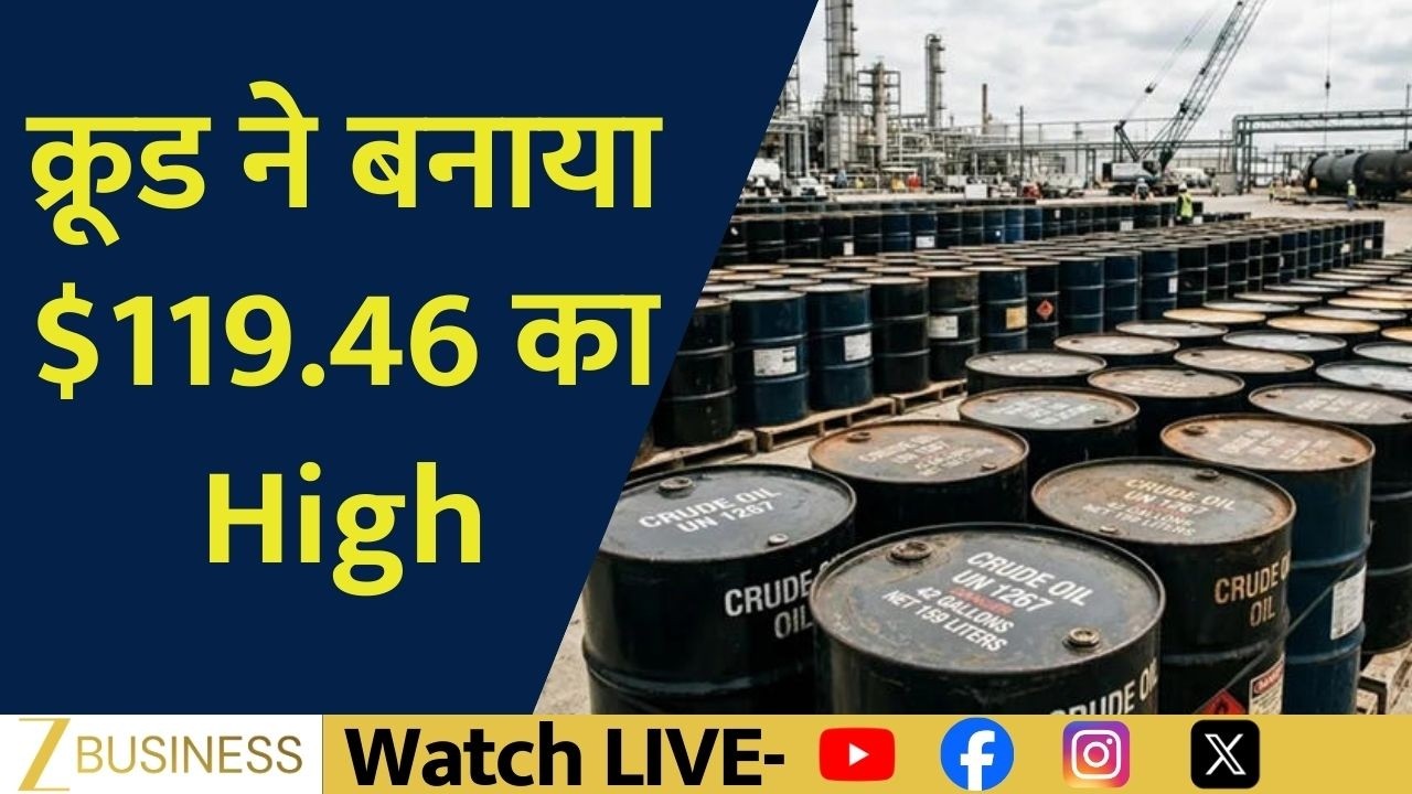 Iran–Israel War Sparks Crude Oil Surge: Prices Hit $119.46 High, Supply Fears Shake Global Markets