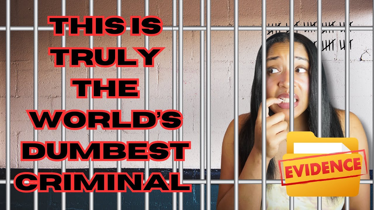 This is the world’s dumbest criminal 😭 they never planned on getting caught for what they did