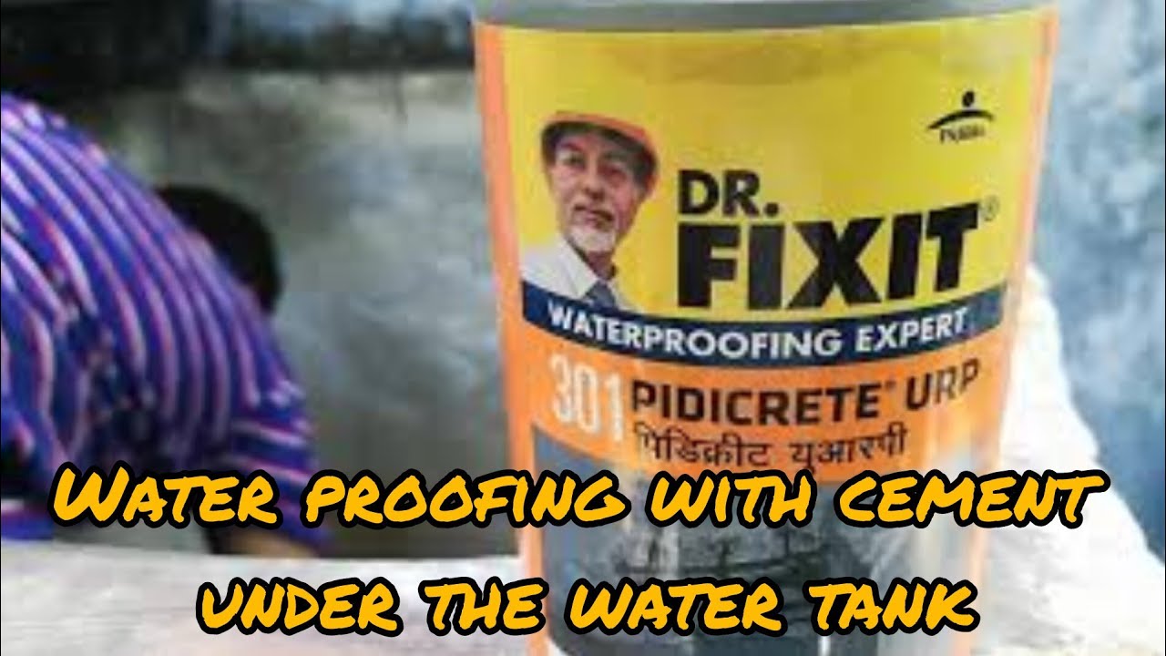 How to use Dr.Fixit water proofing expert for water tank