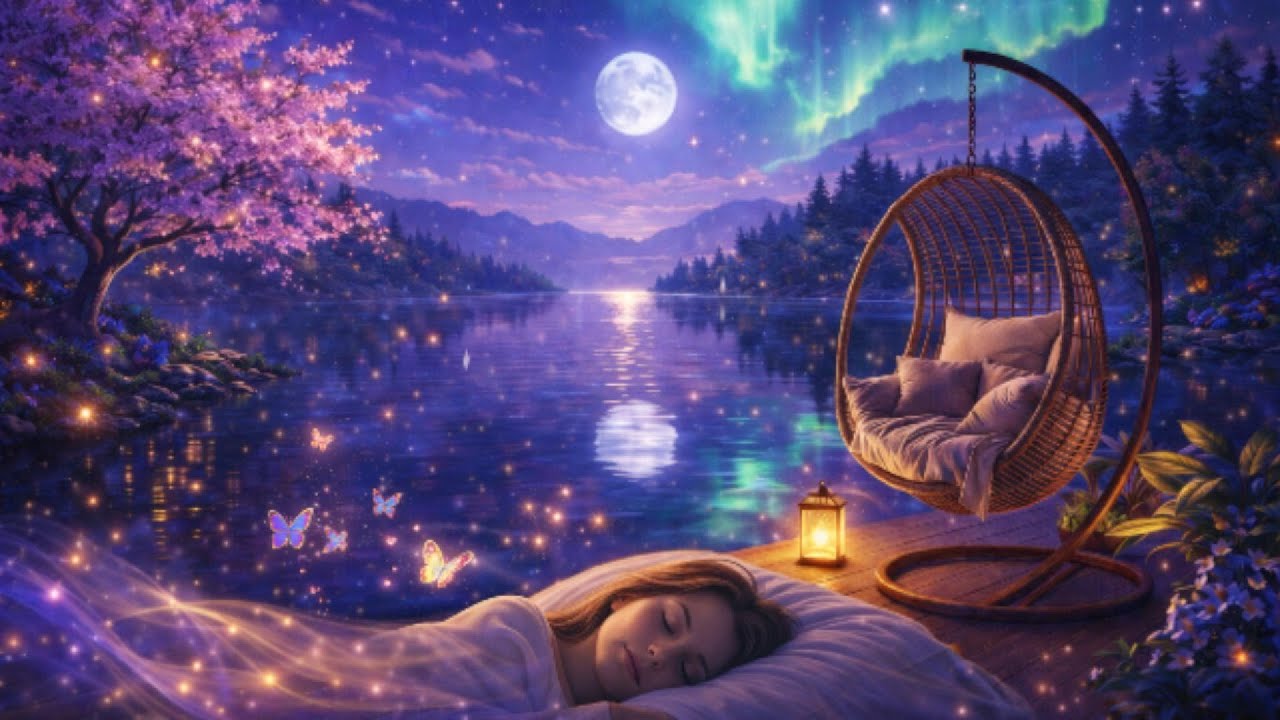 432Hz 深層睡眠療癒音樂｜Alpha 波放鬆 × 水晶頌缽 × 長笛｜前30分鐘溫柔入睡・3小時安穩陪睡Deep Sleep Music with Alpha Waves 🌙