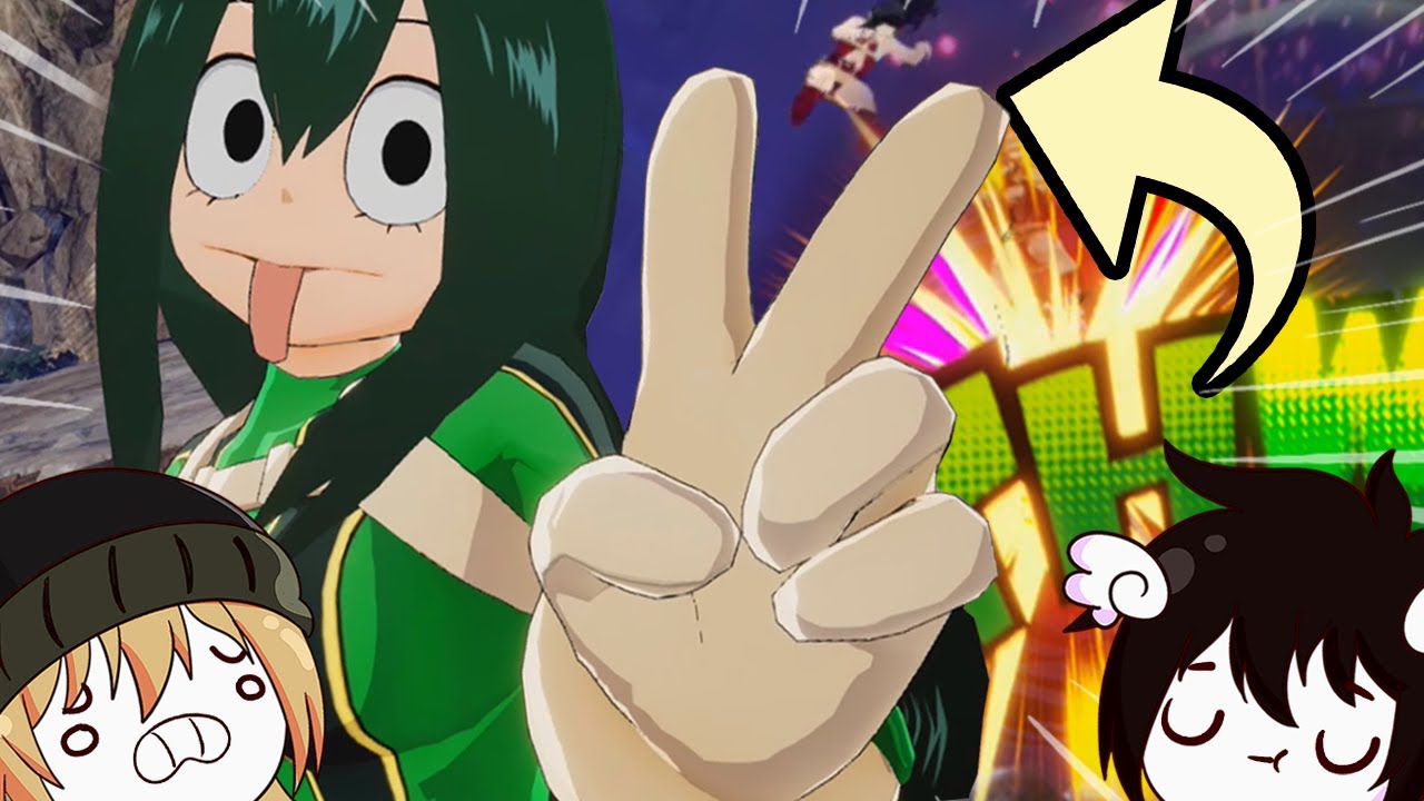 Jogando o boku no hero só pra arremessar os personagens pq é engraçado