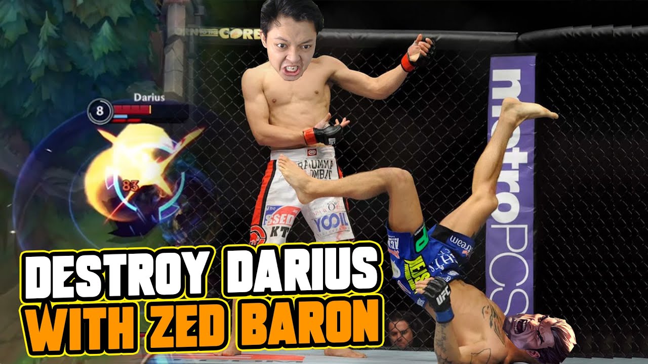 LEXANDROM ZED VS DARIUS BARON LANE ! - Wild Rift