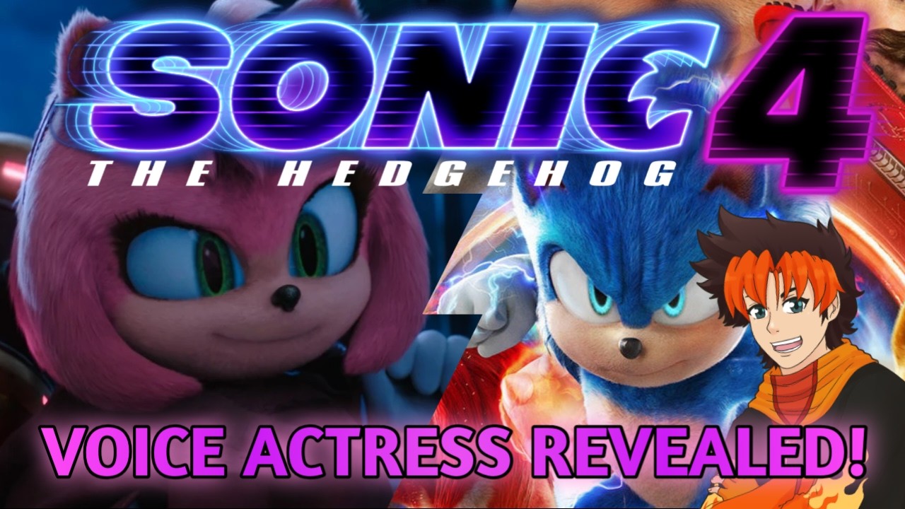 Sonic News: Amy Rose's Voice Actress Revealed for Sonic Movie 4!