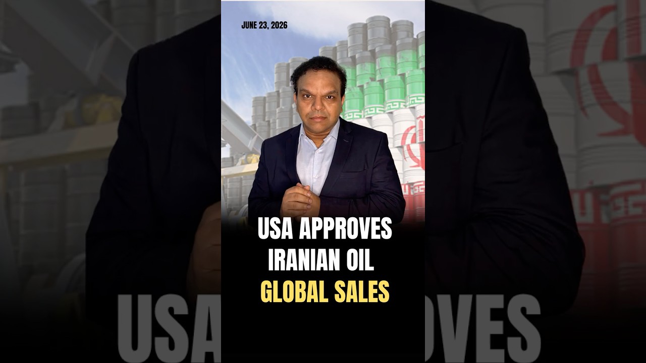 US Approves Iran Oil Sales #iran #iranisraelwar #iranwar #trump #hormuz #crude #crudeoil #sanctions