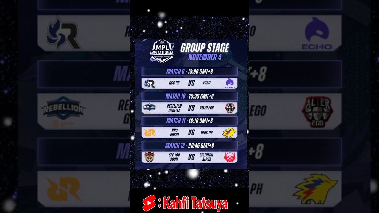 JADWAL PERTANDINGAN MPL INVITATIONAL 2021 DAY 3 #Shorts