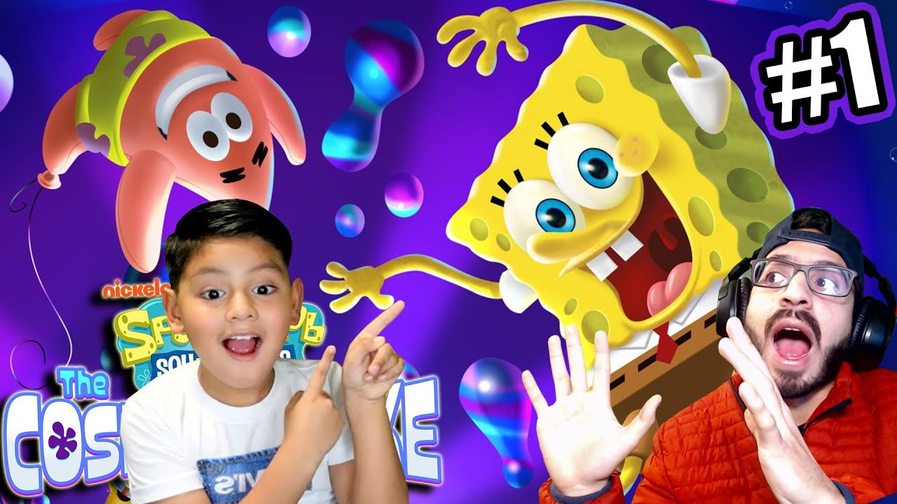 EMPIEZA LA AVENTURA en BOB ESPONJA THE COSMIC SHAKE | Bob Esponja en Español Latino |  Karim Juega