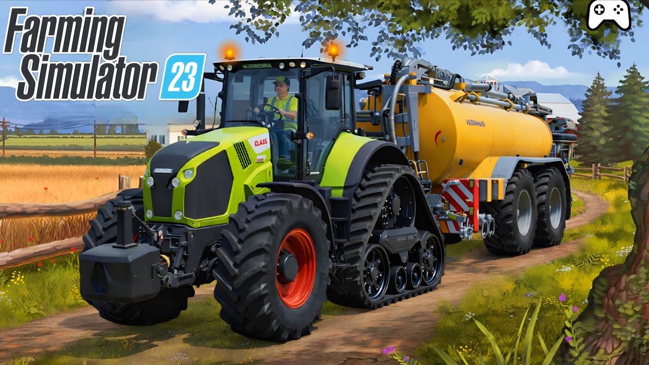 Fs 23 Use Slurry Tanker ! Farming Simulator 23 ! Timelapse #fs23 