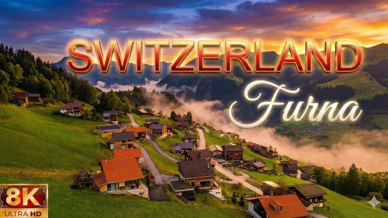 🇨🇭 Finding a Fairytale in the Alps | Furna, Switzerland in 8K ✨🏘️