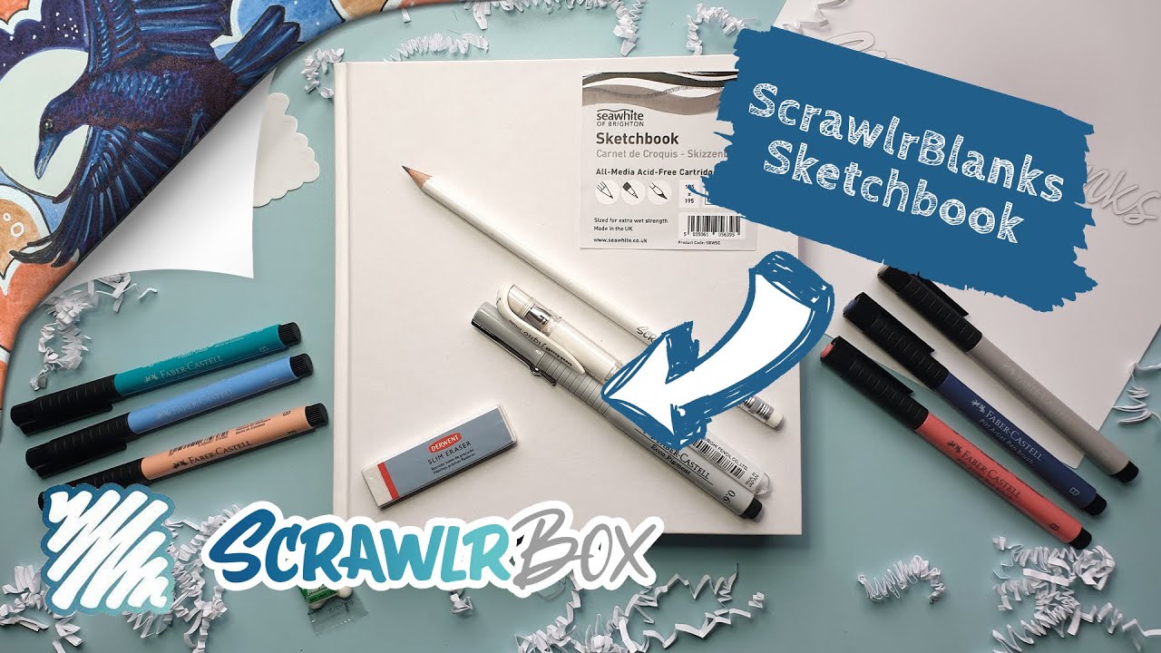 ScrawlrBlanks Sketchbook - Unboxing & Art