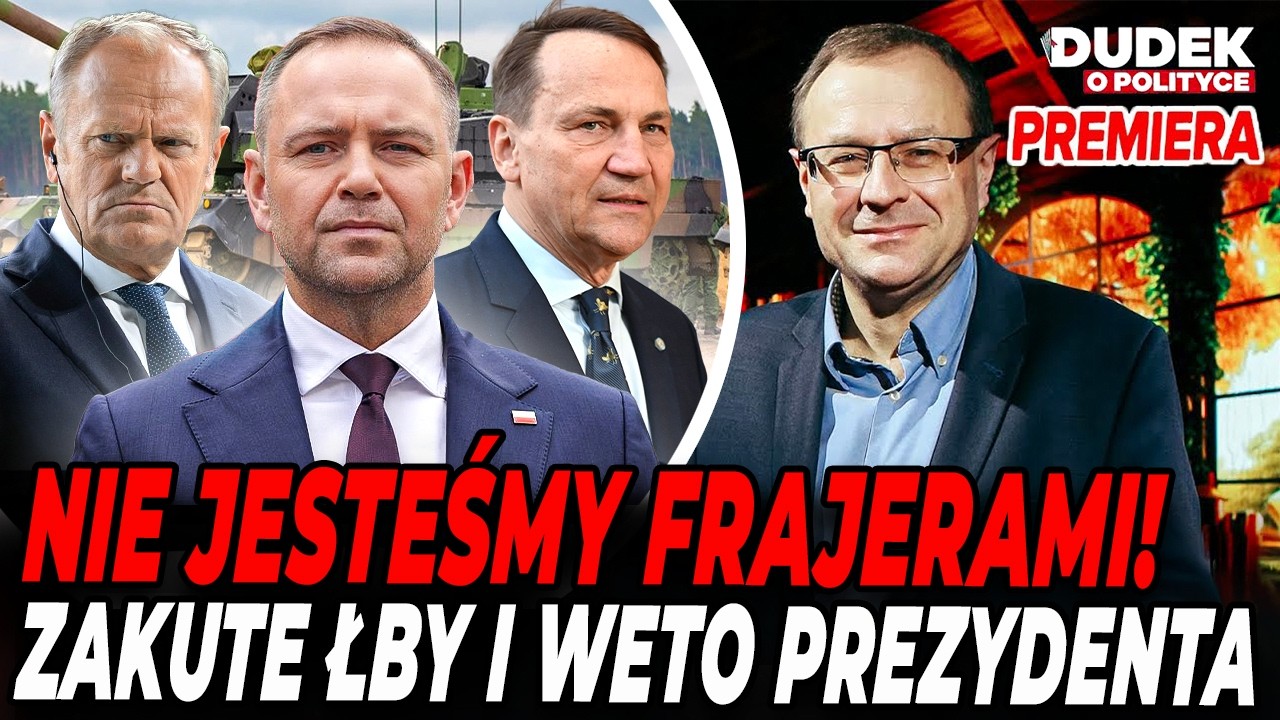 ZAKUTE ŁBY TUSKA, EXPOSE SIKORSKIEGO I KOLEJNE KŁÓTNIE W PIS! | Dudek o Polityce
