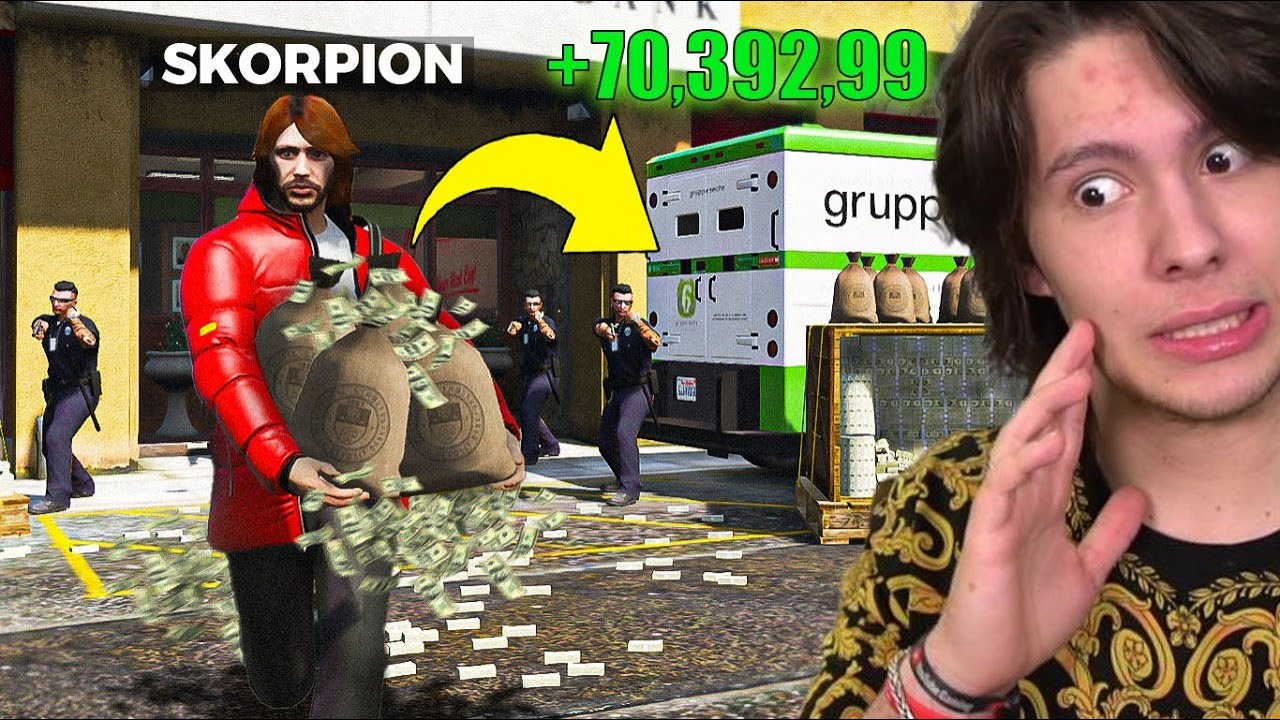 ROUBAMOS O BANCO CENTRAL DO GTA 5 ROLEPLAY!! (13 MIHÕES)
