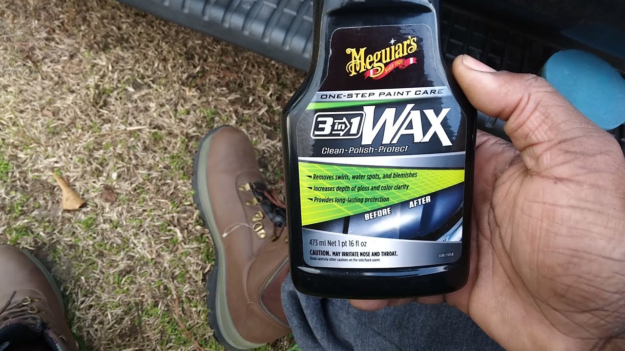meguiar's 3in1 wax test on very bad scratches insane gloss
