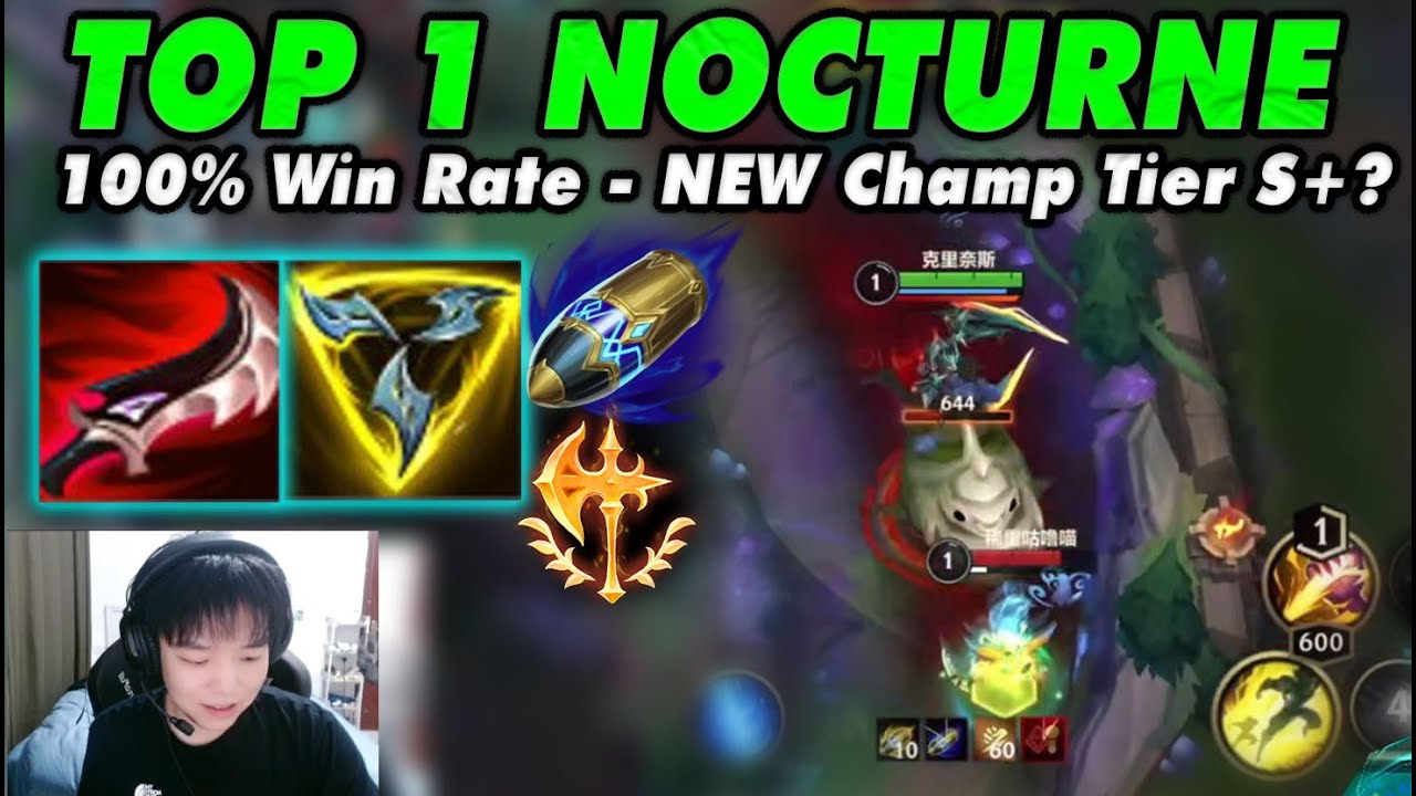 NEW Nocturne is TOO BROKEN! Ult = Free Kill | 100% Win Rate by Top 1 China – NV Long (3 Games)