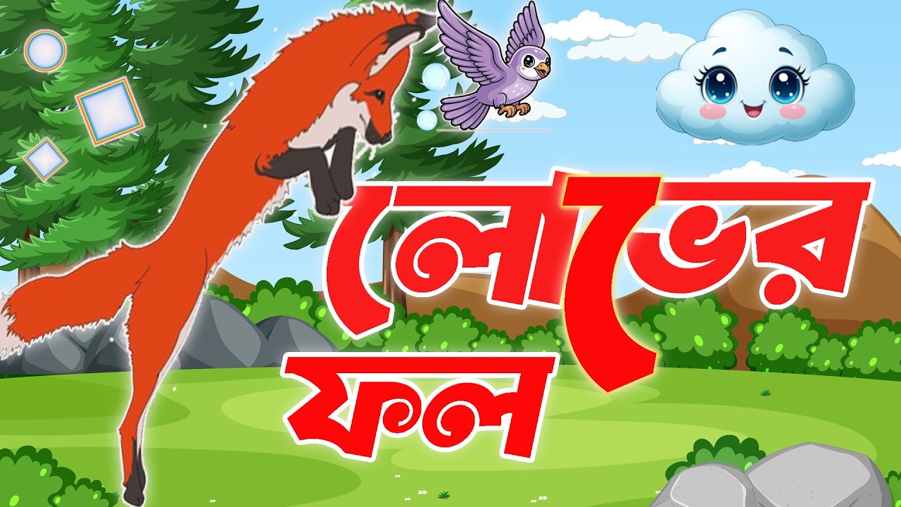 লোভের ফল – লোভ মানুষের জীবন কিভাবে নষ্ট করে? | Moral Story | Bangla Cartoon Animation. Anime Nusrat.