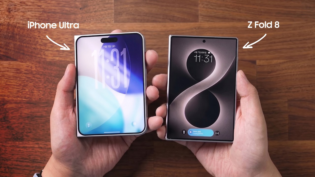 iPhone Ultra Vs Galaxy Z Fold 8 (Wide) - Apple's First Try Against Samsung's Best Shot!