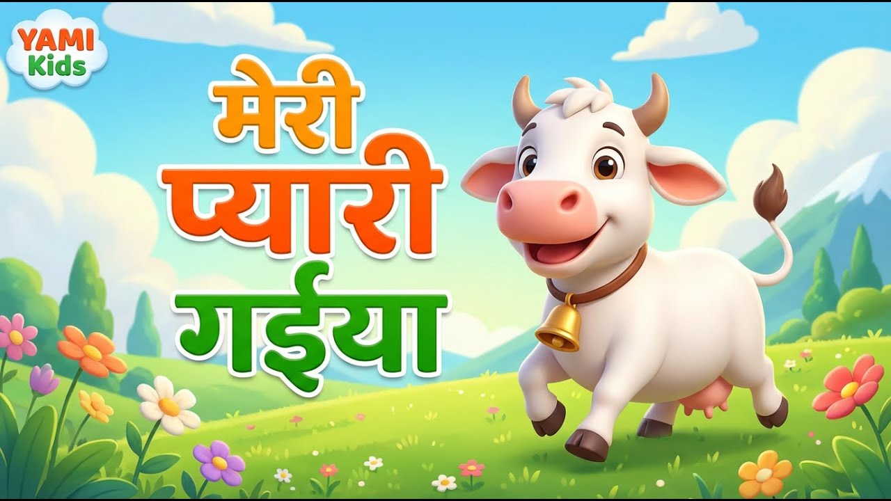 मेरी प्यारी गईया 🐄 | Cute Cow Song for Kids | Hindi Rhymes | Baby Songs | YAMI Kids