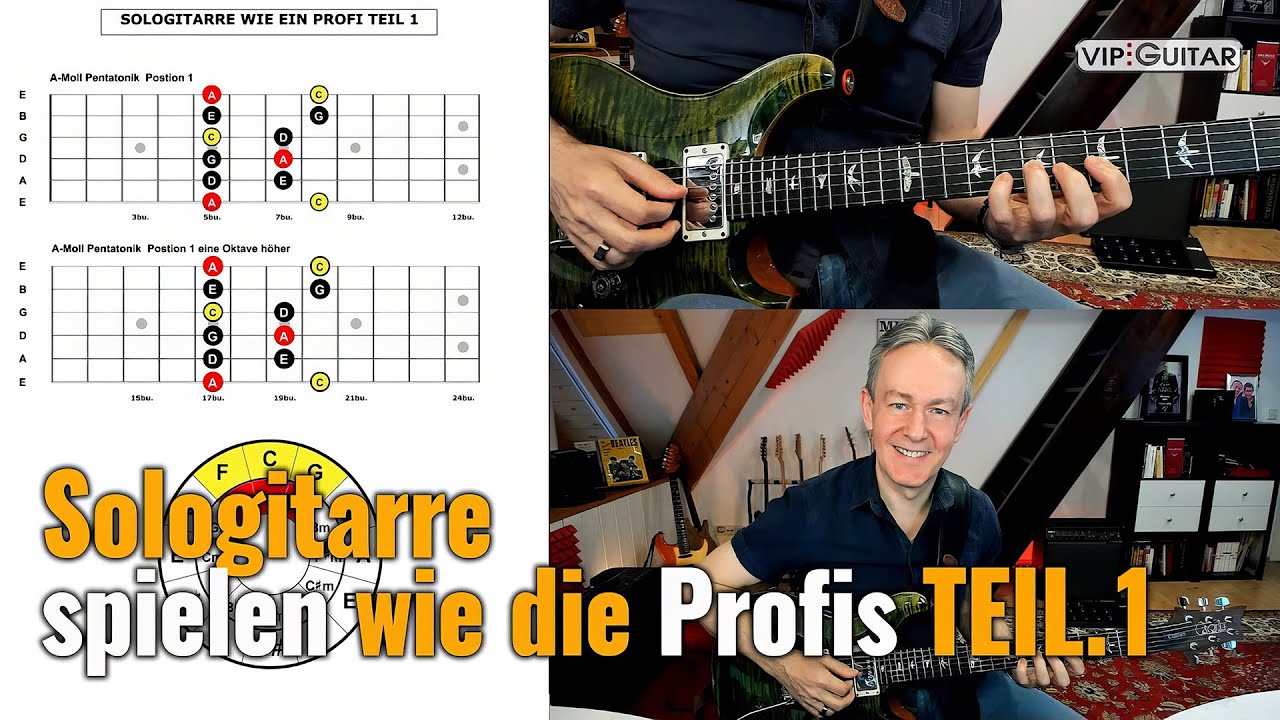 Sologitarre spielen wie die Profis TEIL.1 - Tonart nach Gehör herausfinden