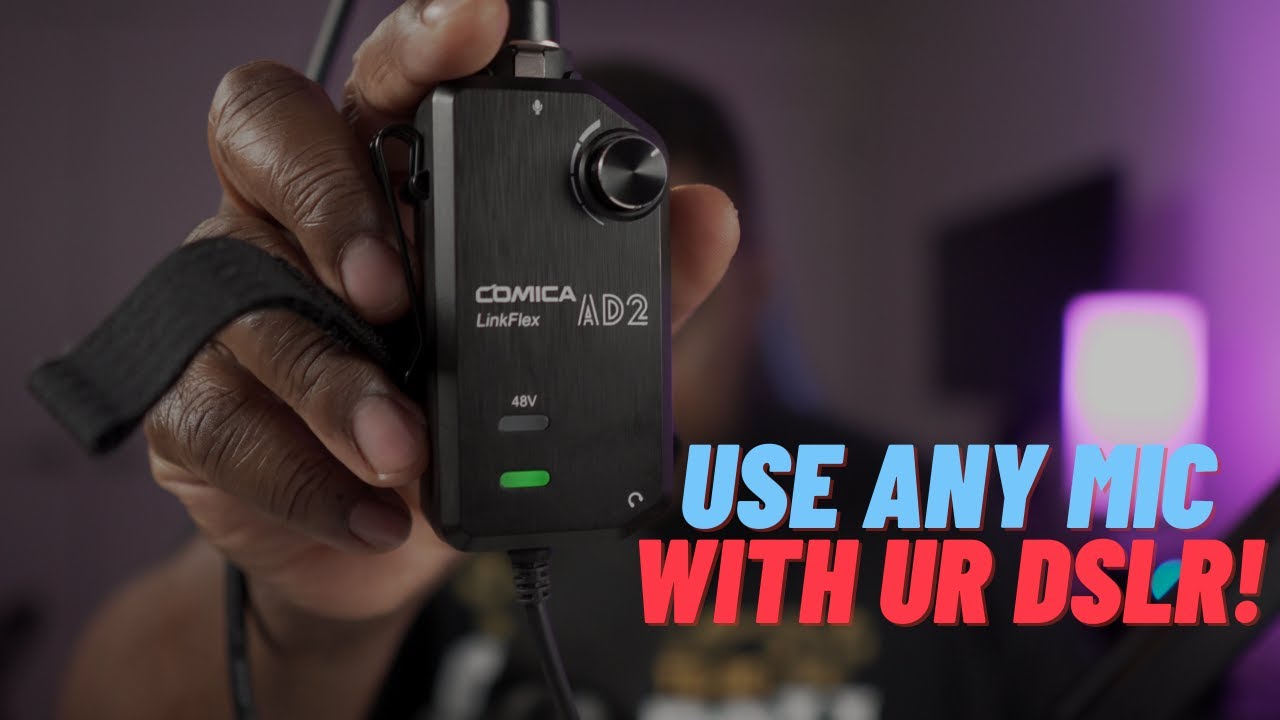 Connect  Any XLR Microphone To A DSLR OR Smartphone!